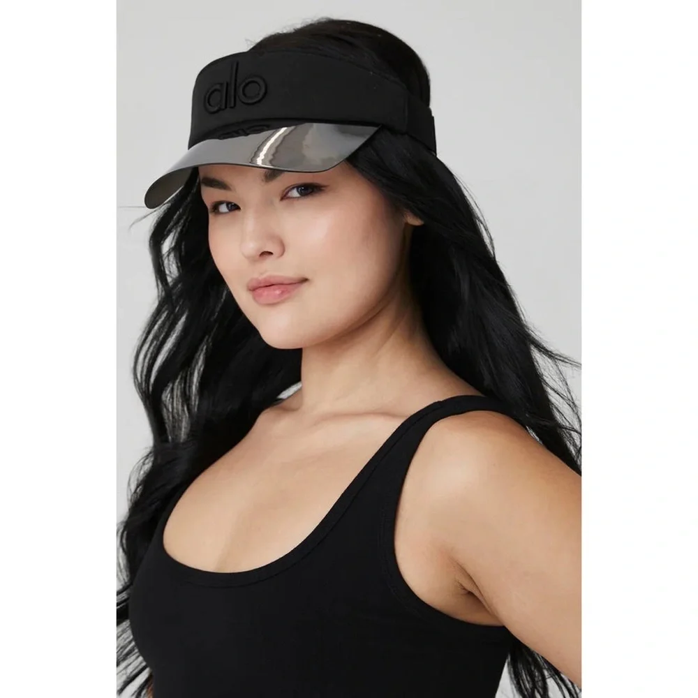 Alo Yoga Airlift Solar Visor Black One Size